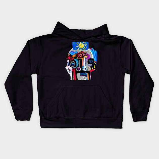 OPEN MIND Kids Hoodie by Angel Rivas